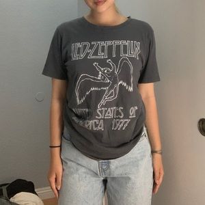 Led Zeppelin Grey T-Shirt Size Medium